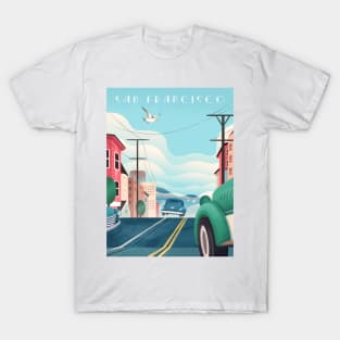 Vintage Art Deco San Francisco T-Shirt